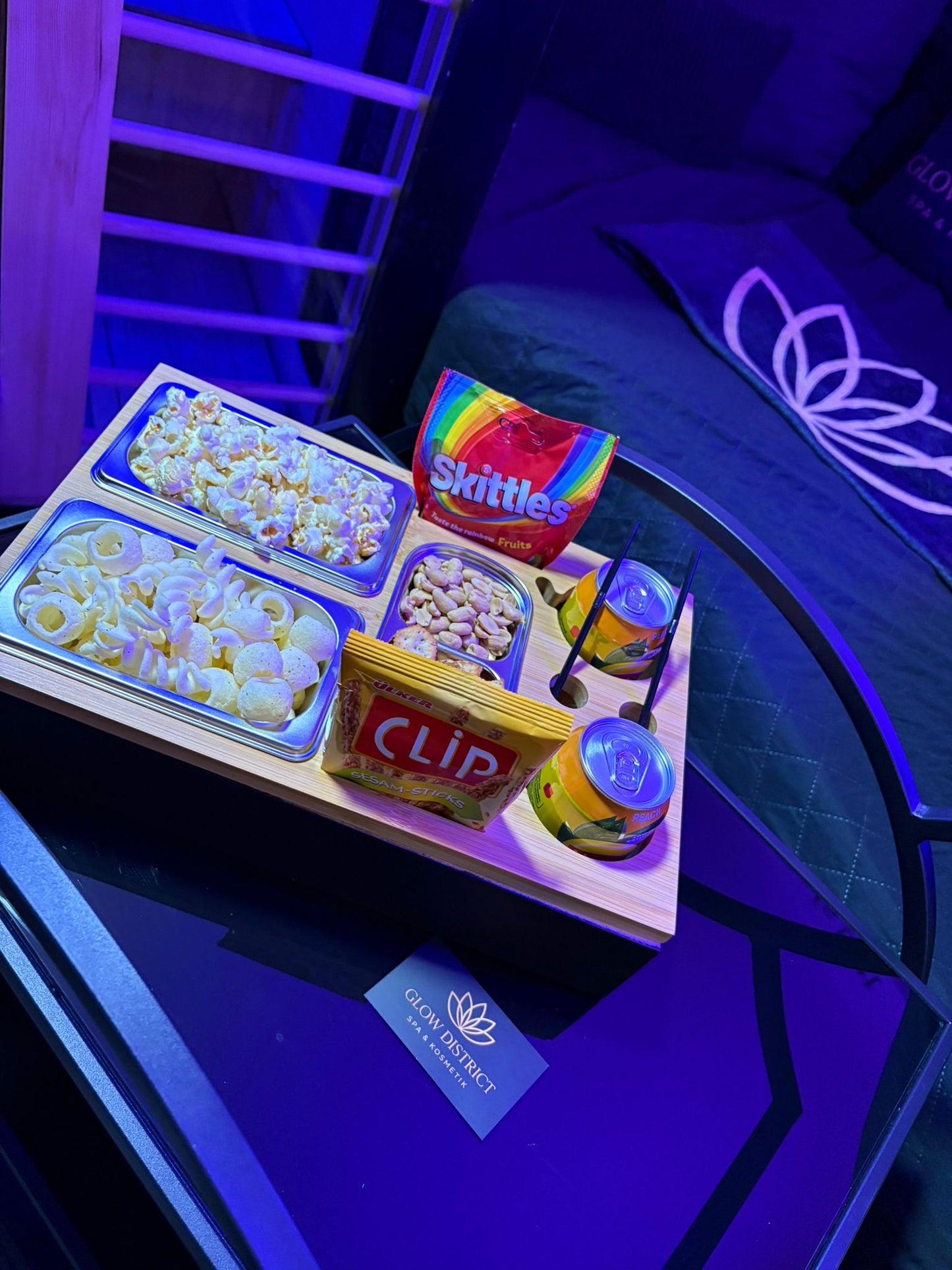 Genussmomente – Obst, Snacks & Getränke