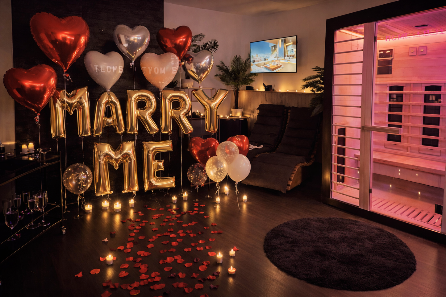 Premium Deko Paket mit Heliumballons