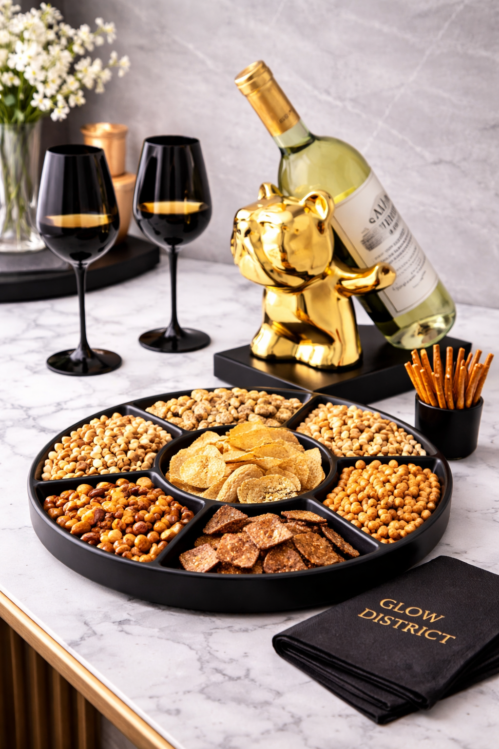 Genussmomente – Obst, Snacks & Getränke