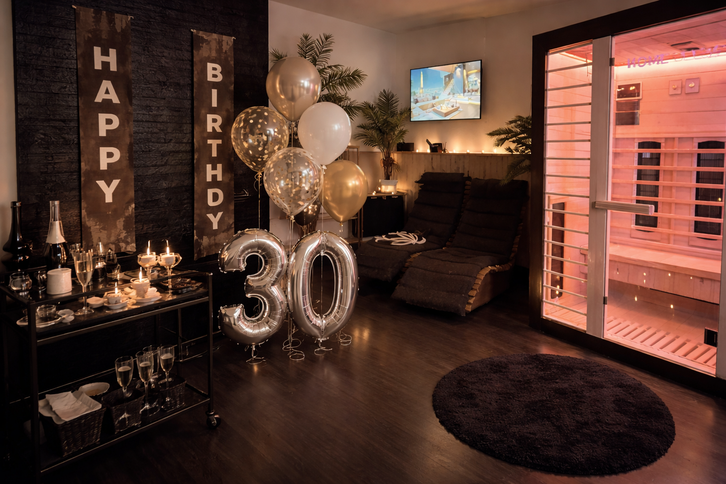 Premium Deko Paket mit Heliumballons