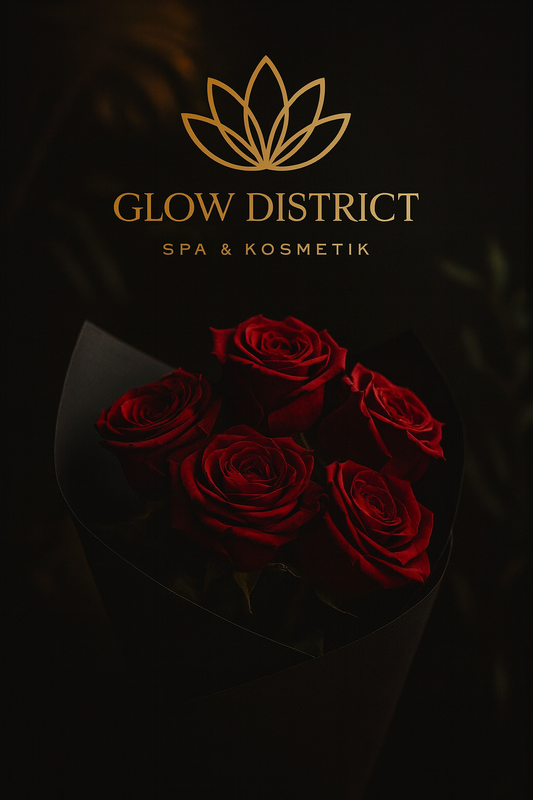 Frischer Rosenstrauß das perfekte Geschenk zum Spa-Erlebnis