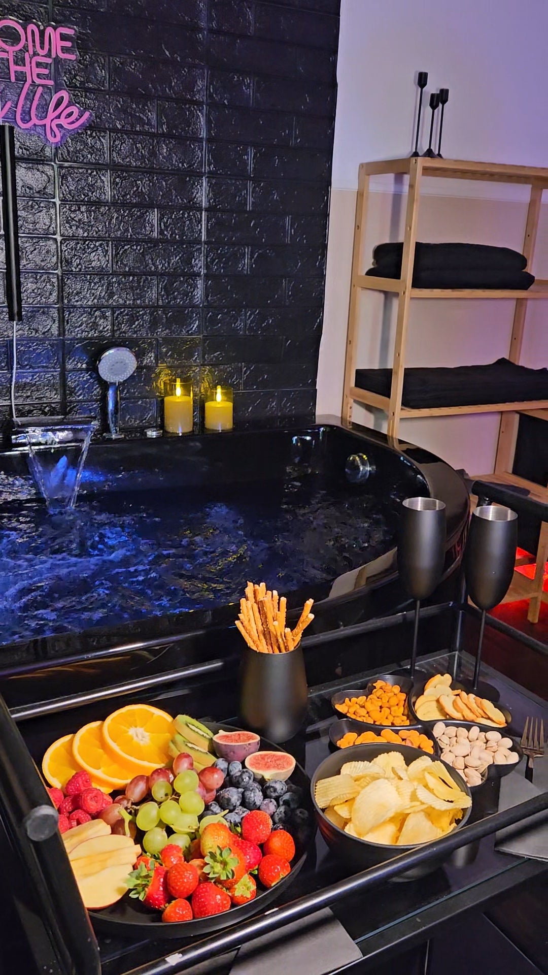 Genussmomente – Obst, Snacks & Getränke