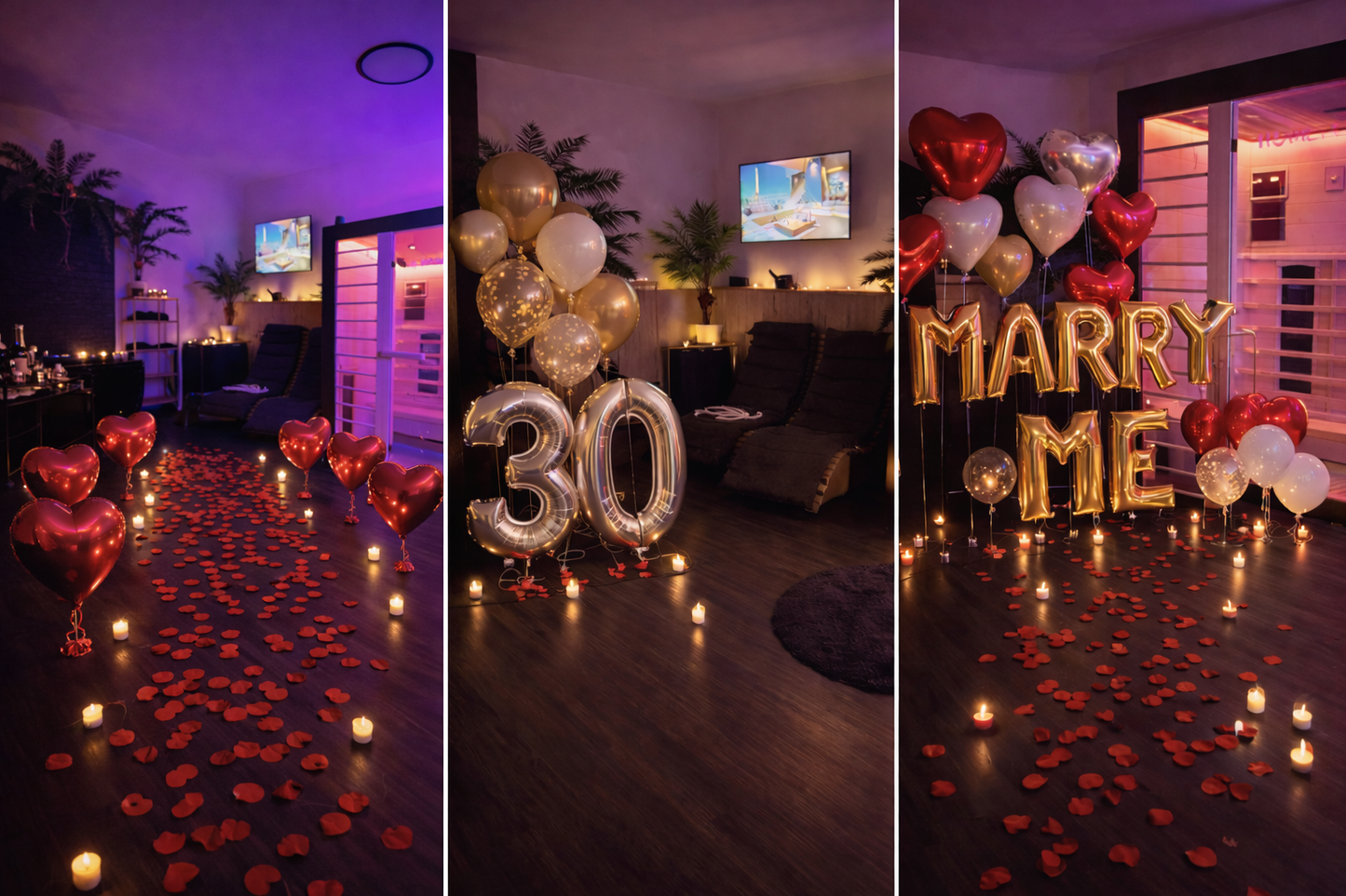 Premium Deko Paket mit Heliumballons