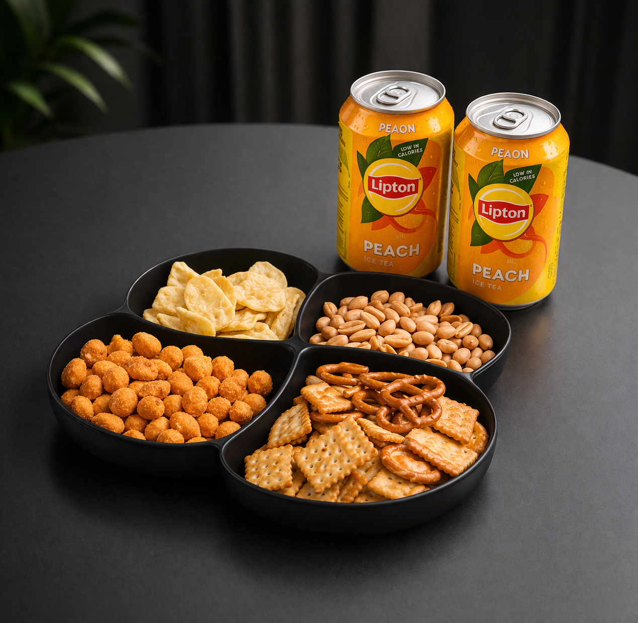 Genussmomente – Obst, Snacks & Getränke